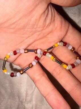 Handcrafted Multicolor Seed Bead Bracelet - Women Jewelry